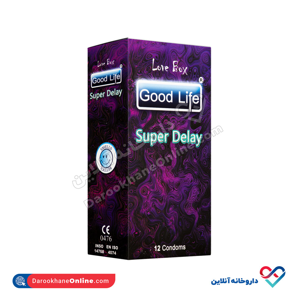 تصویر کاندوم گودلایف مدل Super Delay لاو باکس 12 عددی